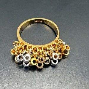 Vintage 90’s Camille Lucie - Gold and Silver Cha-Cha Ring